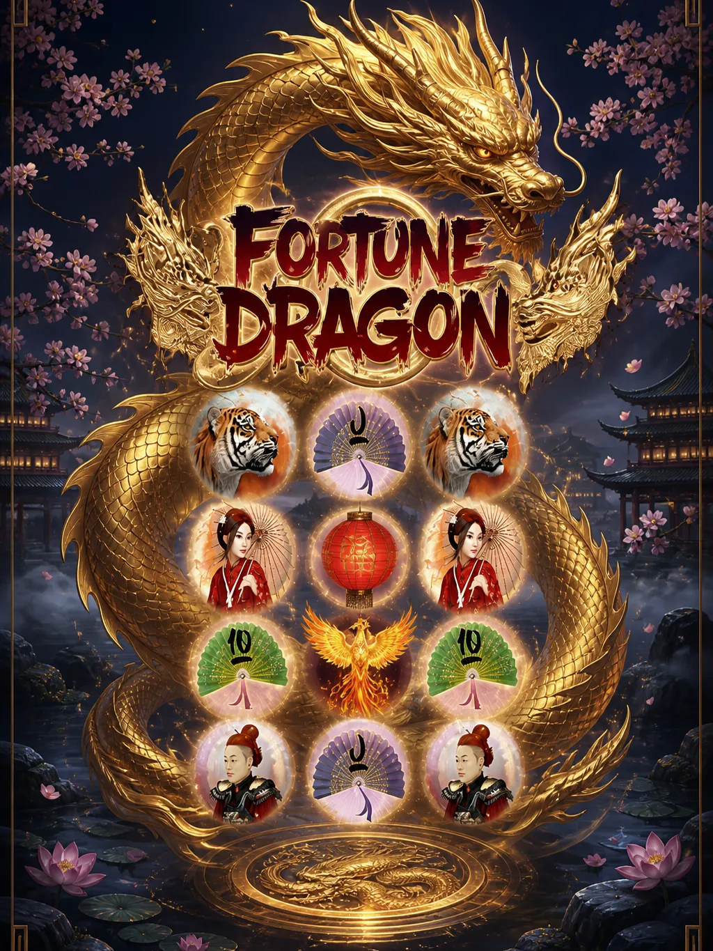 Fortune Dragon strategy chart showing recommended bet-size tiers